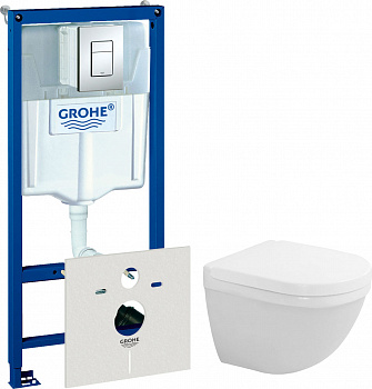 �������� ����������� Grohe Rapid SL 4 � 1 � ������� ����� + ������ Duravit Starck 3 � ����������� + ������������