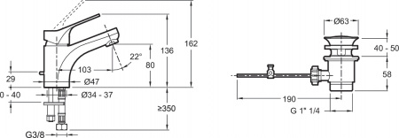  Jacob Delafon Brive E75760-CP  