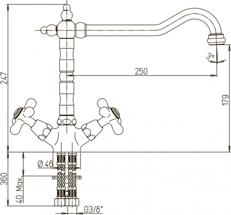  Paini Liberty 17F3570BKM   