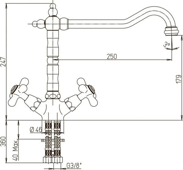  Paini Liberty 17F3570BKM   
