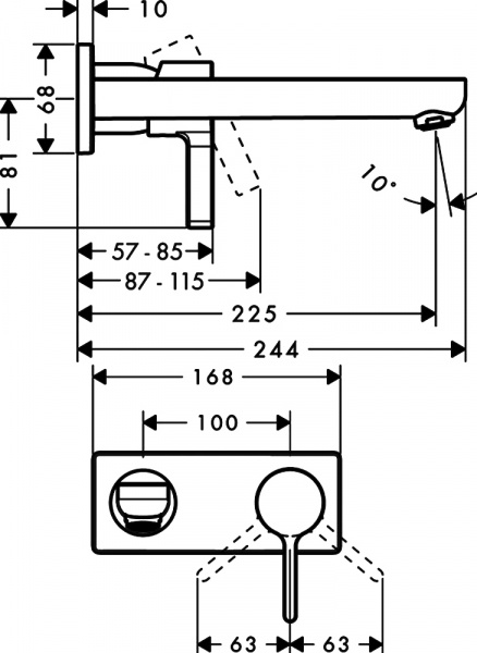  Hansgrohe Metris S 31163000  