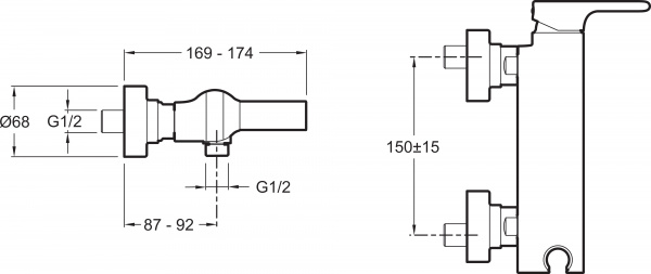  Jacob Delafon Singulier E10869-CP  