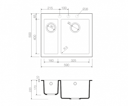   Omoikiri Bosen 59-2-BE 