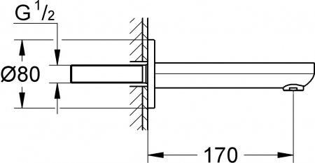  Grohe Eurosmart Cosmopolitan 13261000  