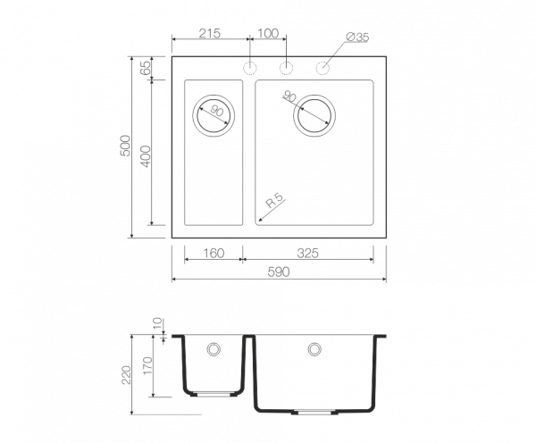   Omoikiri Bosen 59-2-BE 