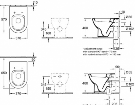   Villeroy & Boch Subway 6607 1001 alpin