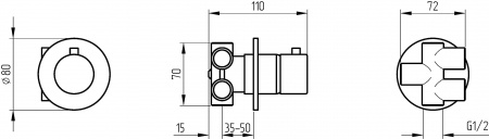   Migliore Fortis ML.FRT-RIC5228.CR   ,   