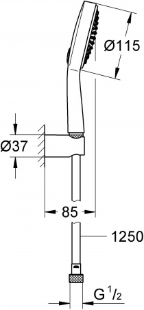 ������� �������� Grohe Power&Soul Cosmopolitan 115 27838000