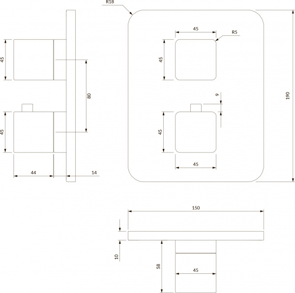  Omnires Parma PM7436BL C  ,  , 