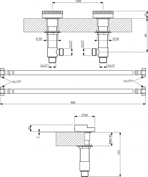  Villeroy & Boch Dawn TVW10612015161  