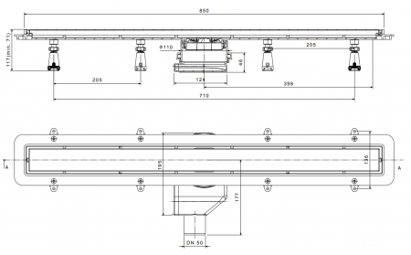   Pestan Confluo Premium Gold White Glass Line 850