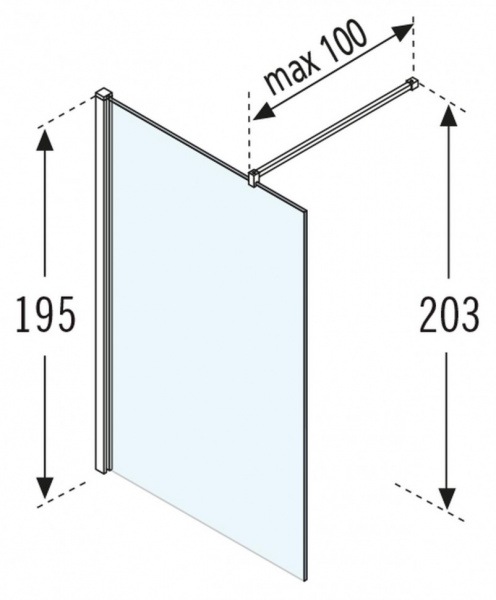 ������� ����������� Novellini Lunes H LUNESH70-1K