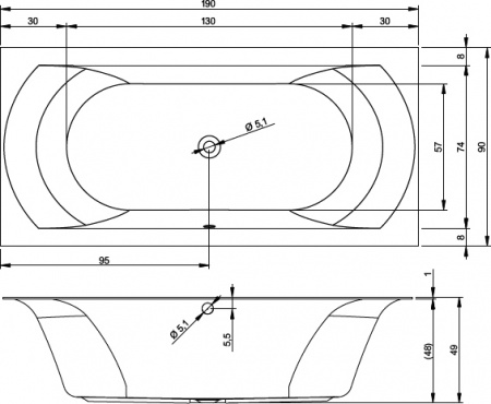   Riho Linares Velvet 190x90