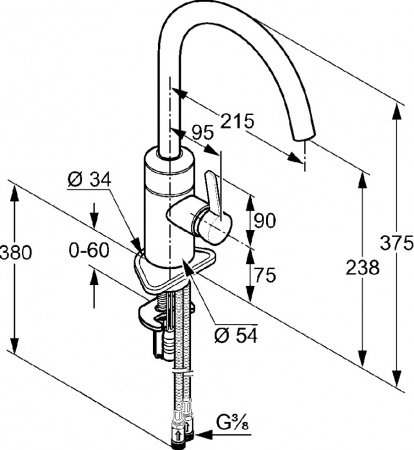  Kludi E-GO 422000575   