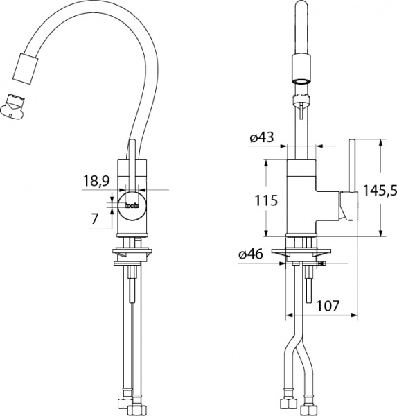  IDDIS Kitchen 360 K36SBJRi05   
