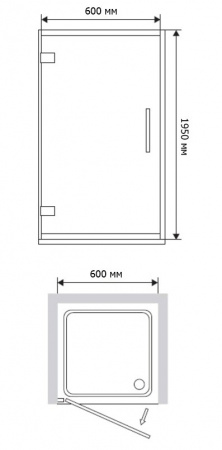 ������� ����� RGW Hotel HO-01 600�1950