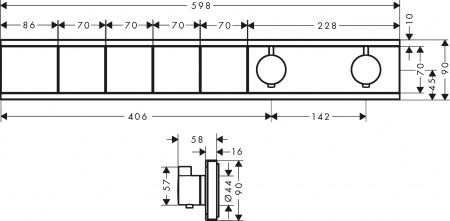  Hansgrohe RainSelect 15382000  , 