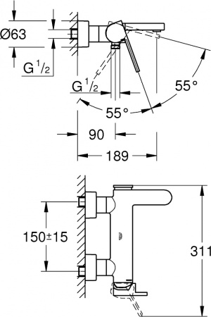  Grohe Plus 33553DC3    , 