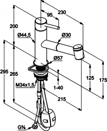  Kludi Steel 44851F860   