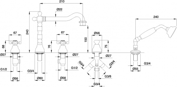  Migliore Revival ML.REV-480.DO   , 
