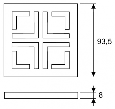  Tece drainboard 310 00 02 royal 2