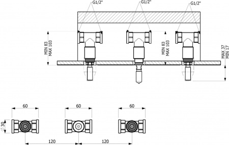  Villeroy & Boch Dawn TVW10612A15161   ,  