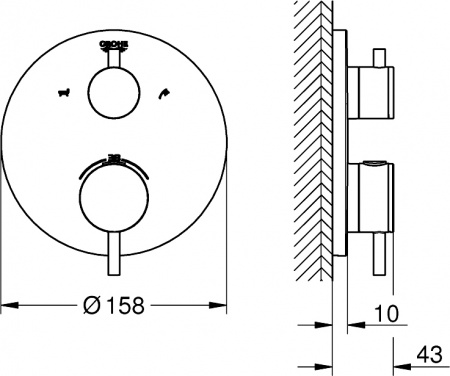  Grohe Atrio 24138GL3    ,  