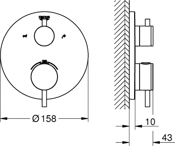  Grohe Atrio 24138GL3    ,  