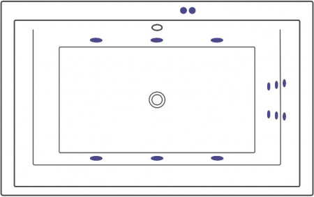   Excellent Crown Lux WAEX.CRO19.LINE 190x120