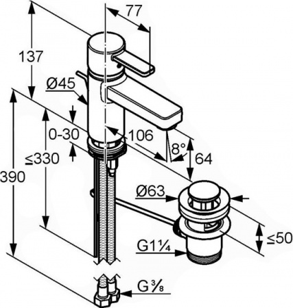  Kludi Zenta 382509175  