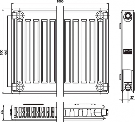   Kermi FKO 120501001N2Y  12