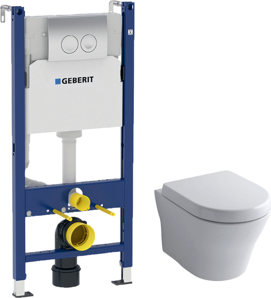    Toto MH CW162Y#XW  + -   +  Geberit Delta 458.124.21.1 3  1   