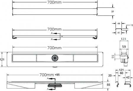 ������� ����� Berges Wasserhaus C1 Brise 090032 70 ��