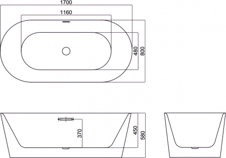   Black&White Swan SB103 170x80