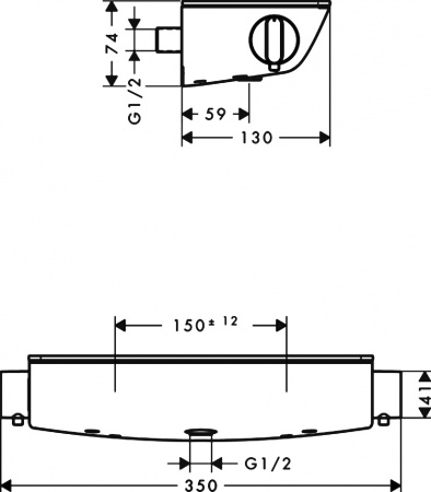  Hansgrohe Ecostat Select 13161000  