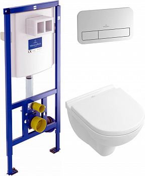 ��������  ������� ����������� ��� �������� Villeroy & Boch 9224 6100 + ������ ��������� Villeroy & Boch O.novo 5688HR01 alpin, ������������ + ������ �