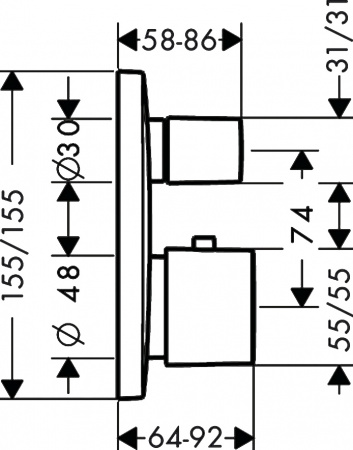  Hansgrohe PuraVida 15771400    