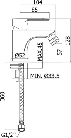  Paffoni BLU BLU135CR  