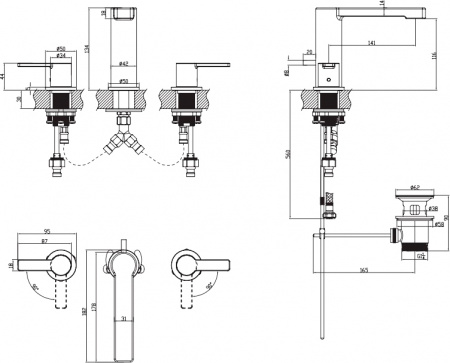  Villeroy & Boch Architectura TVW10310811061  
