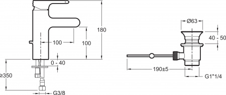  Jacob Delafon Singulier E10860-CP  