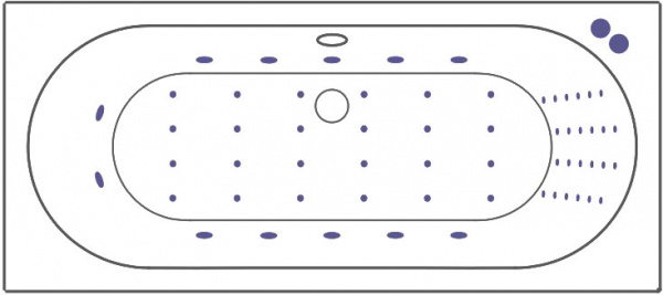   Excellent Oceana WAEX.OCE18.NANO 180x80