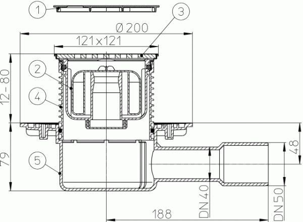 HL 510NPr-3121  -    DN40/50