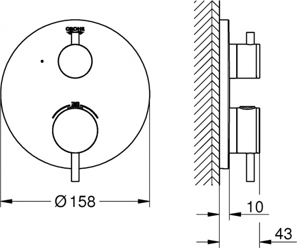  Grohe Atrio 24134003  , 