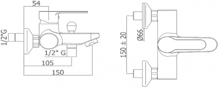  Paffoni BLU BLU022CR    