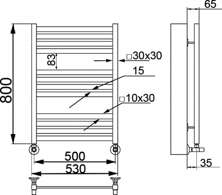    Modern -6 80/50, matt antique silver