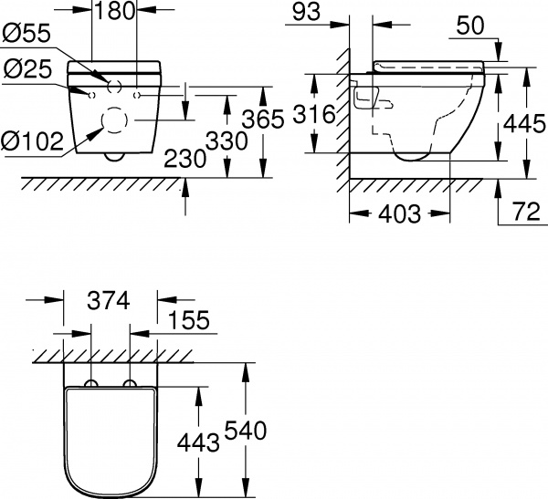 ������ ��������� Grohe Euro Ceramic 39703000 ������������