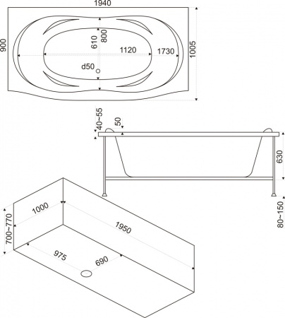  Bas   09 190x100  / + 