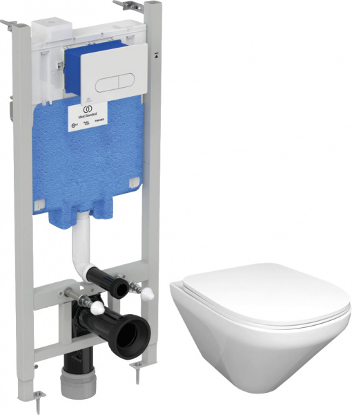    Jacob Delafon Modern Life E77725-0 + -   +  Ideal Standard ProSys Eco Frame 2.0 R0464AC   