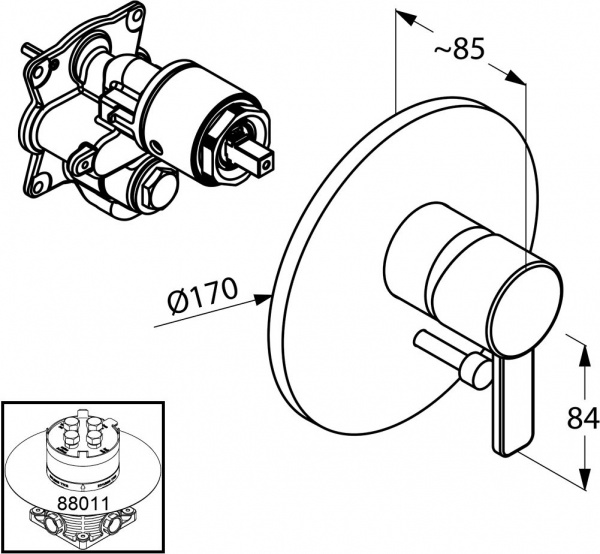  Kludi Zenta 386508675    