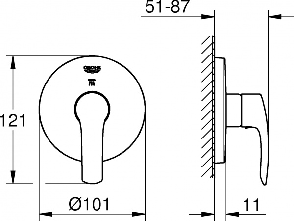   Grohe Eurosmart 19970002 